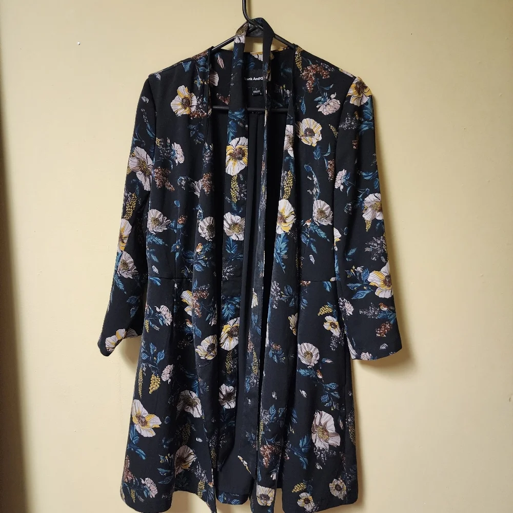 FRANK AND OAK Floral Wrap Dress - Picture 2 of 3